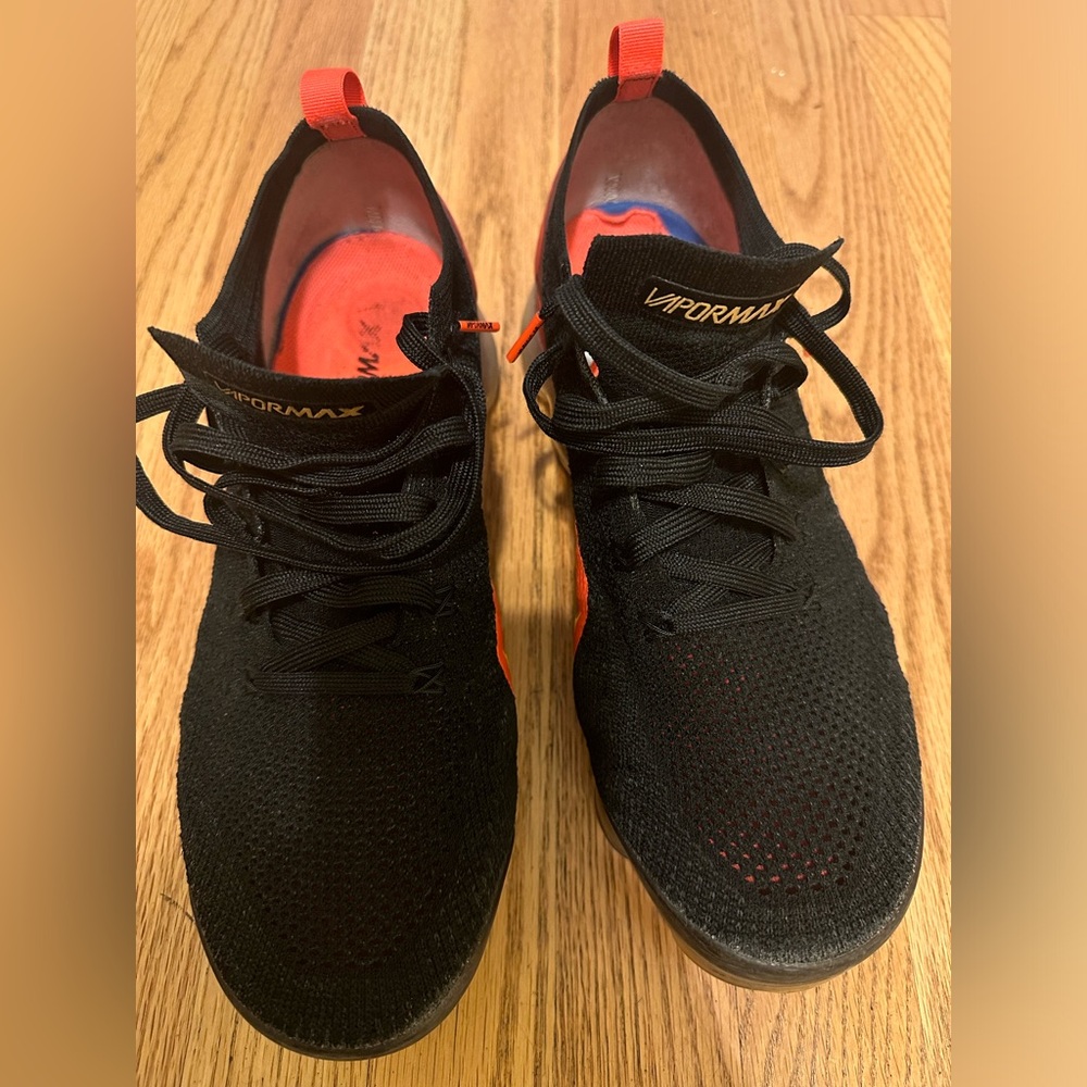Nike Vapor Max 2 Black Laser Orange Total Crimson